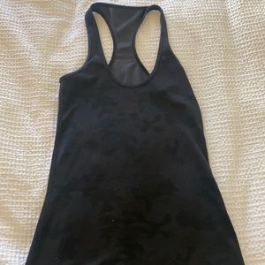 Black camo lululemon racerback tank